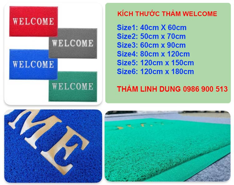 Thảm welcome chùi chân nhựa